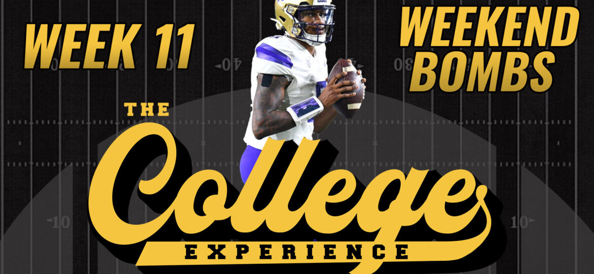 College Football Week 11 Weekend Bombs | The College Football Experience (Ep. 1515)