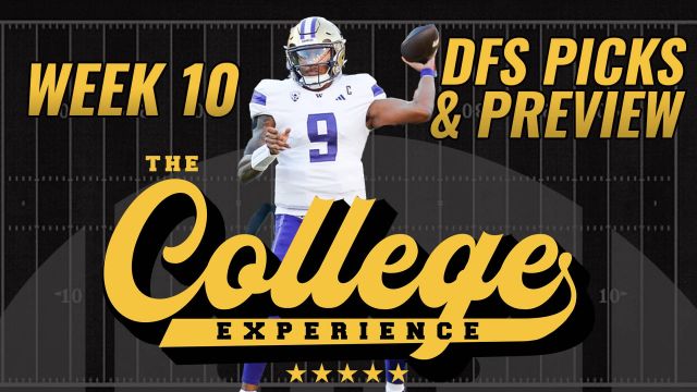 College Football Week 10 DFS Preview & Picks (Fri & Sat) | The College Football Experience (Ep. 1503)