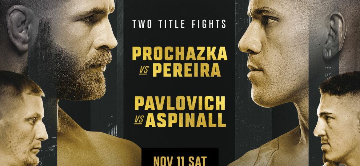 UFC 295: Prochazka vs Pereira UFC 295 Bets UFC 295 Picks