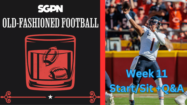 Fantasy Football Week 11 Start Sit + Q&A | Old-Fashioned Football (Ep. 87)