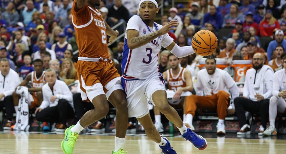 COLLEGE BASKETBALL: MAR 11 Big 12 Tournament - Texas at Kansas