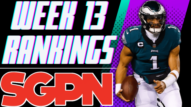 Week 13 Rankings - Hurts Image