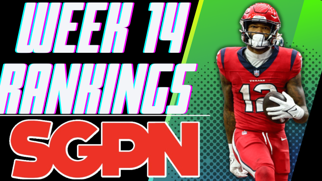 Week 14 Fantasy Football Rankings - Nico Collins Image