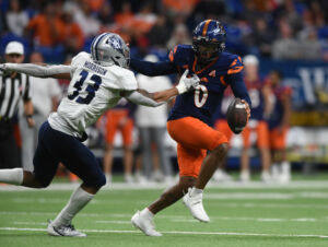 Underdog Fantasy College Football Frisco Bowl Higher/Lower Plays
