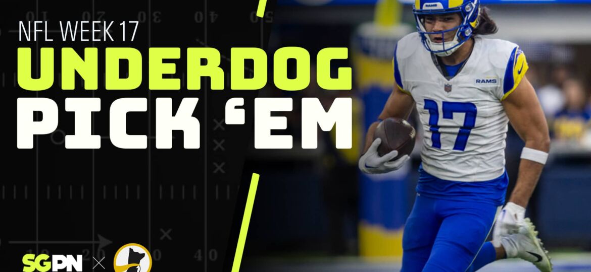 NFL Week 17 Underdog Fantasy Pick 'Em | The Propcast (Ep. 257)