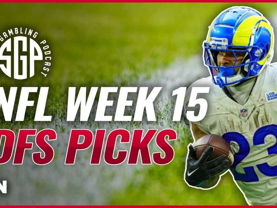 NFL DFS Picks Week 15