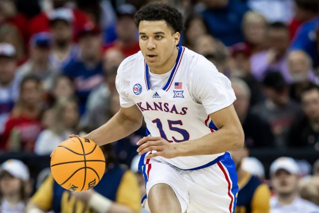 COLLEGE BASKETBALL: MAR 09 Big 12 Tournament West Virginia at Kansas