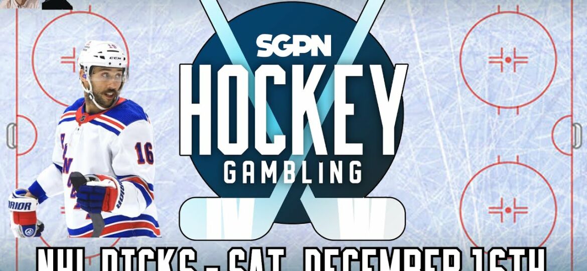 NHL Picks - Saturday, December 16th - NHL Best Bets | Hockey Gambling Podcast (Ep. 287)