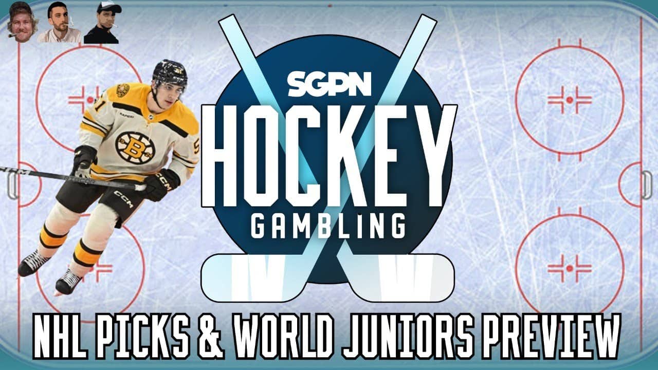 NHL Picks (12/22) + World Juniors Betting Preview | Hockey Gambling Podcast (Ep. 291)Subscribe to the Hockey Gambling Podcast on Apple and Spotify and leave us a five-star rating and review! Subscribe to the Hockey Gambling Podcast on Youtube Follow the Hockey Gambling Podcast on Twitter @HockeySGPN! Follow Talon Jenkins on Twitter (@Talon_Jenkins94) Follow Ryan Gilbert on Twitter (@RGilbertSOP) JOIN the SGPN community #DegensOnly Exclusive Merch, Contests and Bonus Episodes ONLY on Patreon - https://sg.pn/patreon Discuss with fellow degens on Discord - https://sg.pn/discord SGPN Merch Store - https://sg.pn/store Download The Free SGPN App - https://sgpn.app Check out the Sports Gambling Podcast on YouTube - https://sg.pn/YouTube Check out our website - http://sportsgamblingpodcast.com SUPPORT us by supporting our partners Underdog Fantasy code SGPN - 100% Deposit Match up to $100 - https://play.underdogfantasy.com/p-sgpn Gametime code CFBX - Download the Gametime app, create an account, and use code CFBX for $20 off your first purchase - https://gametime.co/ Hall Of Fame Bets code SGPN - 50% off your first month today - https://hof-bets.app.link/sgpn BetterHelp code SGPN - This episode is brought to you by BetterHelp. Give online therapy a try at betterhelp.com/SGPN and get on your way to being your best self. Factor Meals code SGPN50 - 50% off Factor Meals - https://www.factormeals.com/sgpn50
