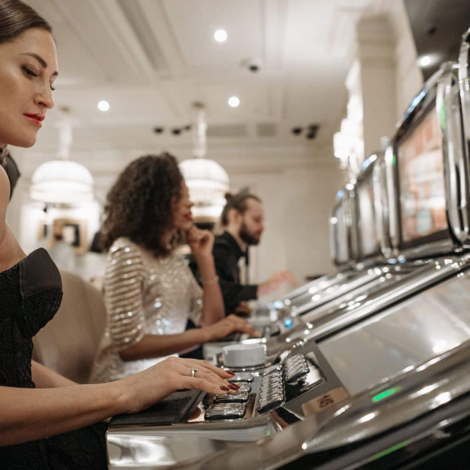 woman slot machine