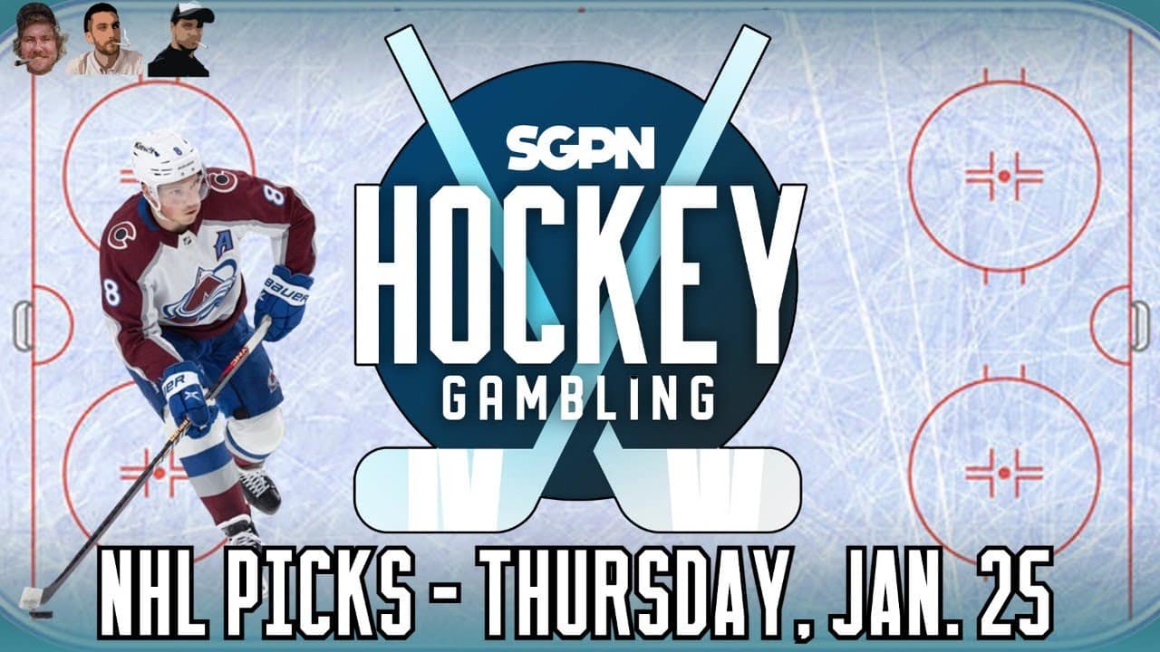 NHL Picks - Thursday, January 25th - NHL Best Bets | Hockey Gambling Podcast (Ep. 308)