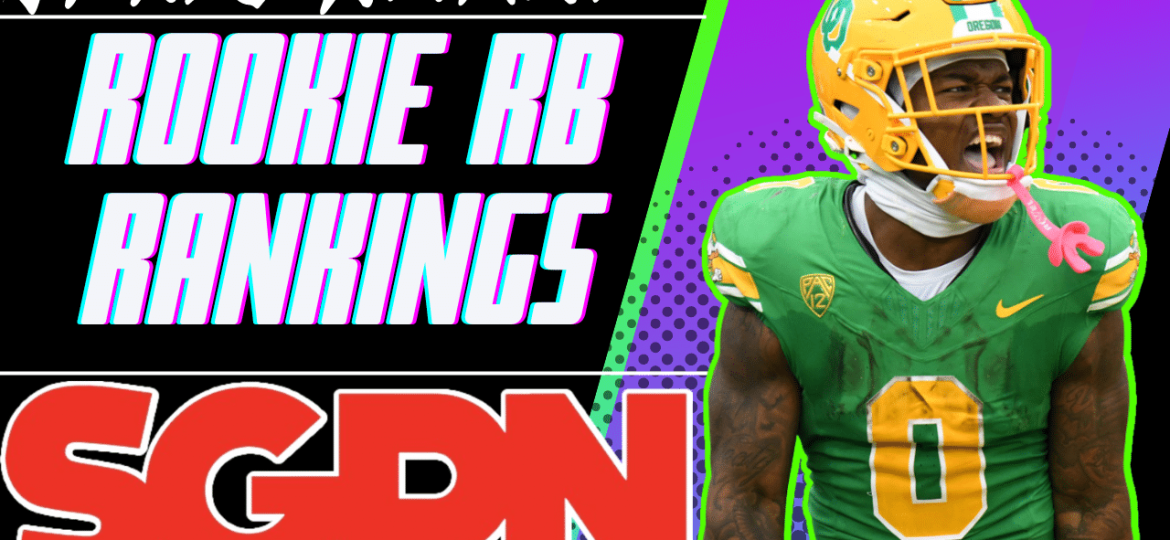 Top 10 Rookie Running Back Rankings NFL Draft - Bucky Irving Oregon