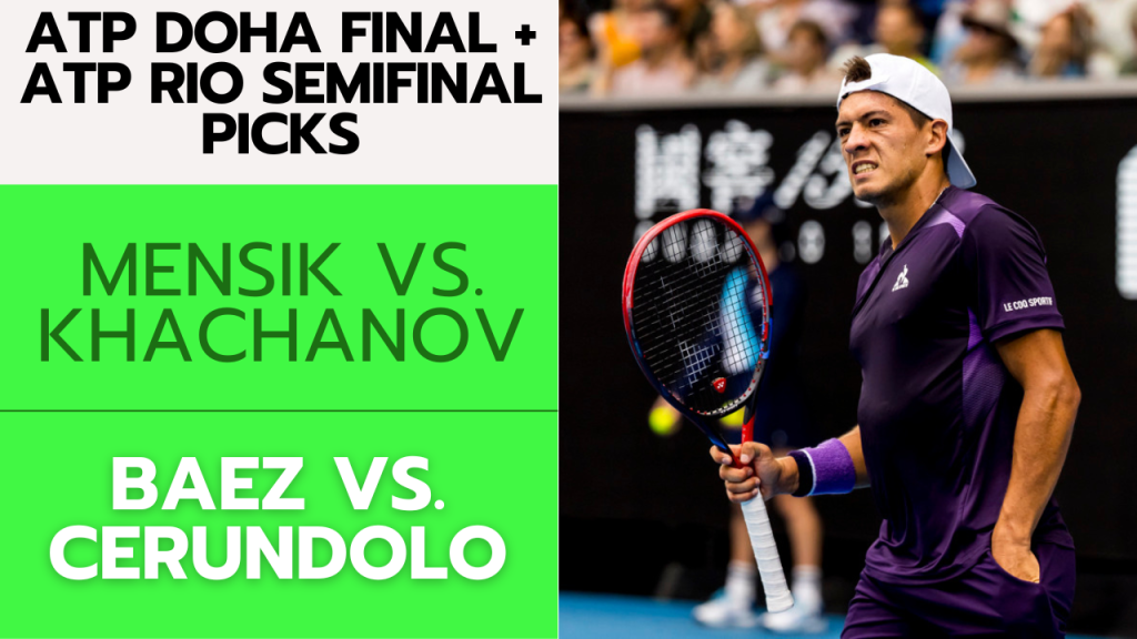 ATP Doha Final Picks + ATP Rio Semifinal Picks – 2/24/24 | Tennis Gambling Podcast (Ep. 227)