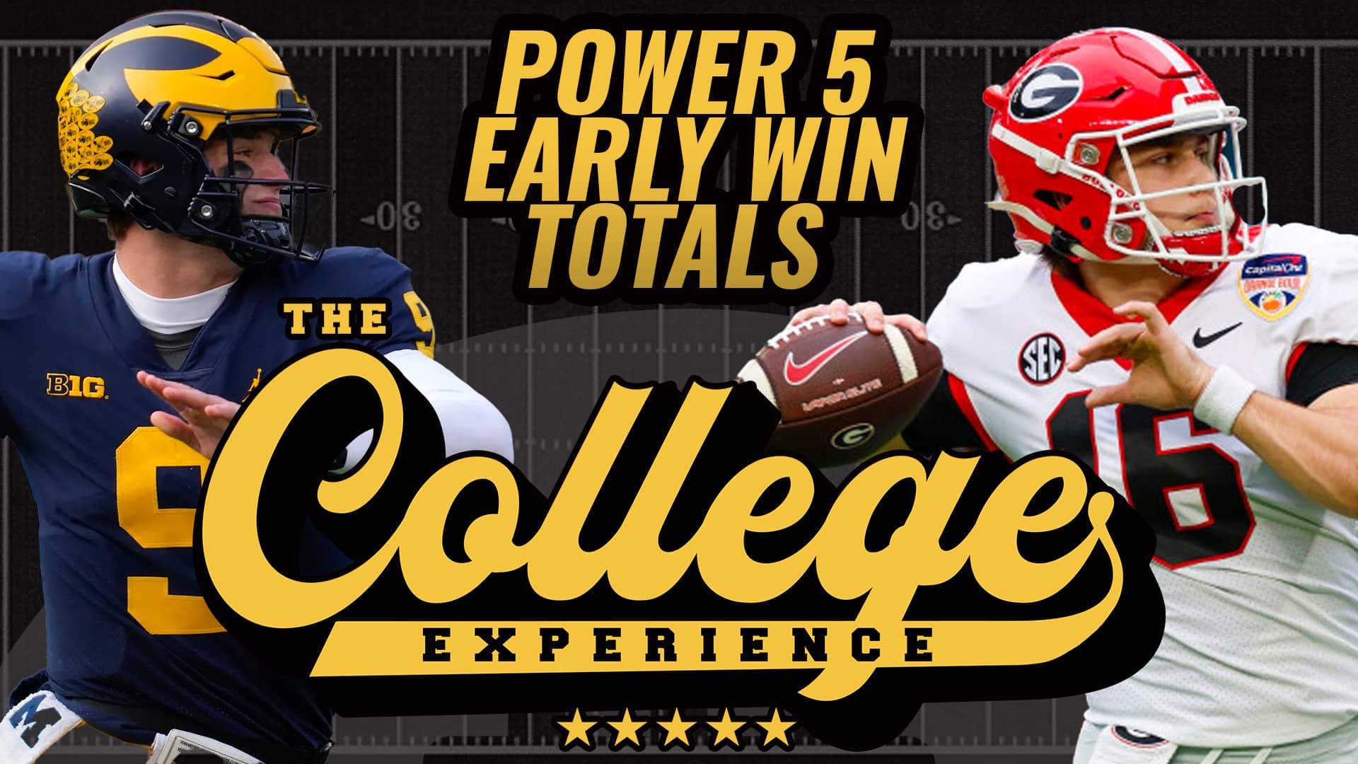 College Football Early Season Win Totals | The College Football Experience (Ep. 1562)