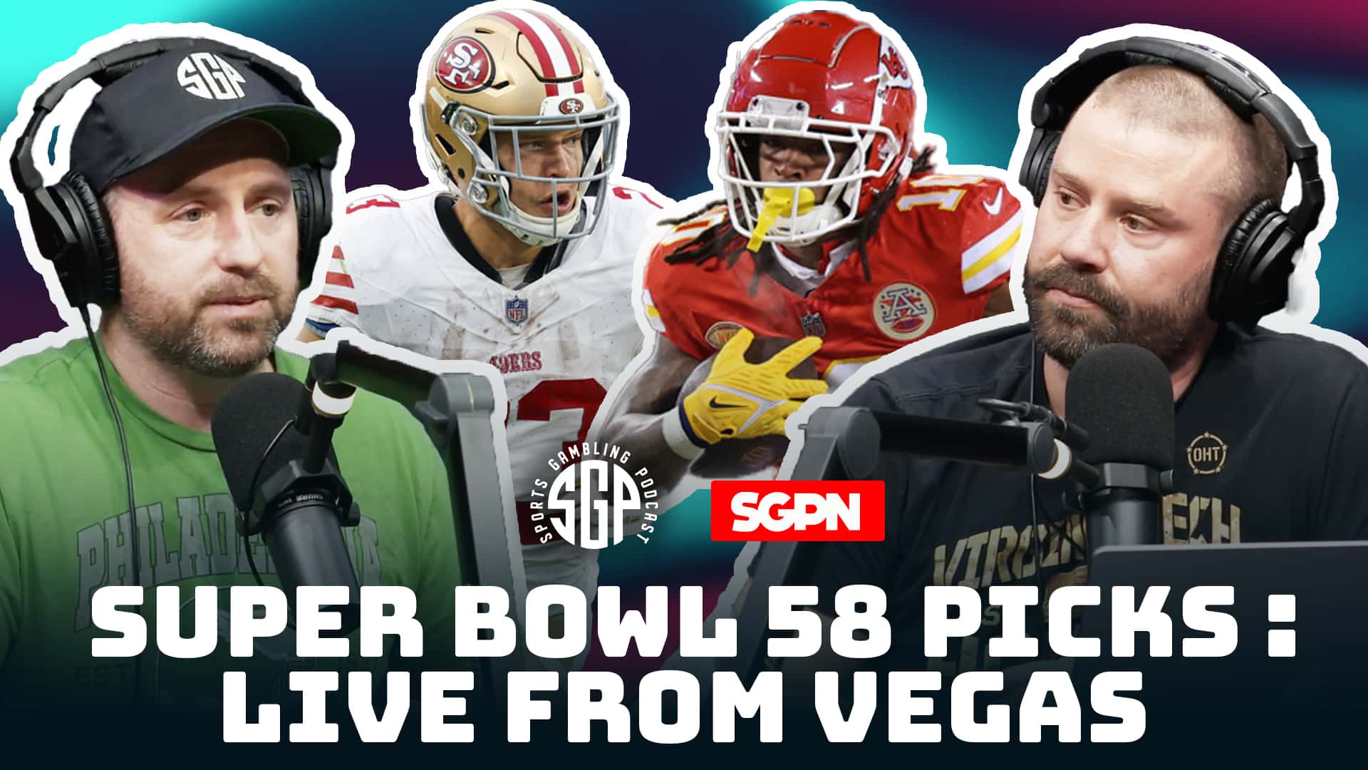 Super Bowl 58 Picks LIVE FROM VEGAS (Ep. 1896) Sports Gambling Podcast