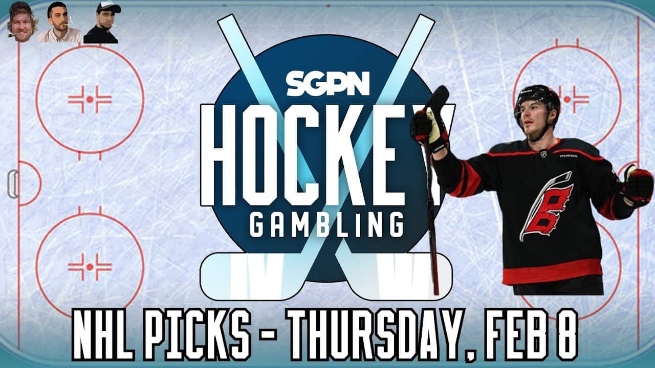 NHL Picks - Thursday, February 8th - NHL Best Bets | Hockey Gambling Podcast (Ep. 313)