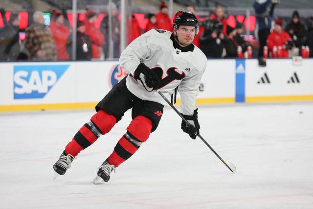 NHL: FEB 16 Stadium Series - Devils Practice