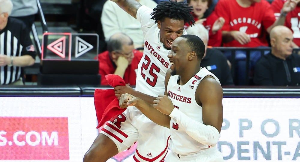 COLLEGE BASKETBALL: FEB 10 Wisconsin at Rutgers