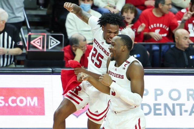 COLLEGE BASKETBALL: FEB 10 Wisconsin at Rutgers