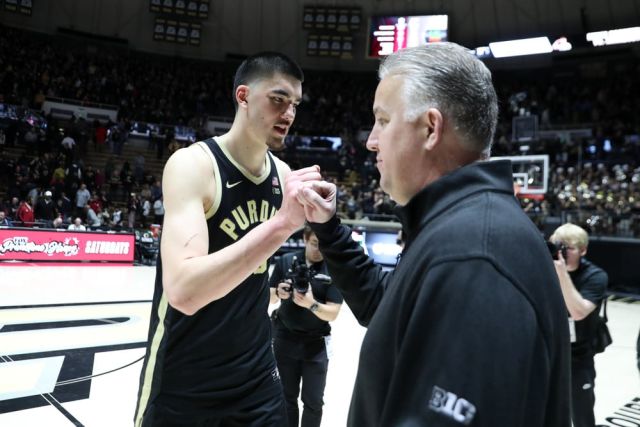 COLLEGE BASKETBALL: FEB 10 Indiana at Purdue