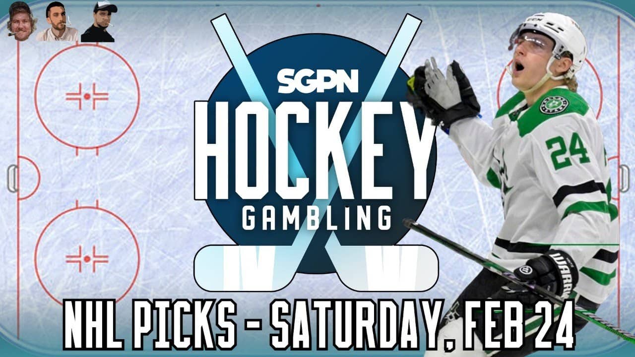 NHL Picks - Saturday, February 24th - NHL Best Bets | Hockey Gambling Podcast (Ep. 321)
