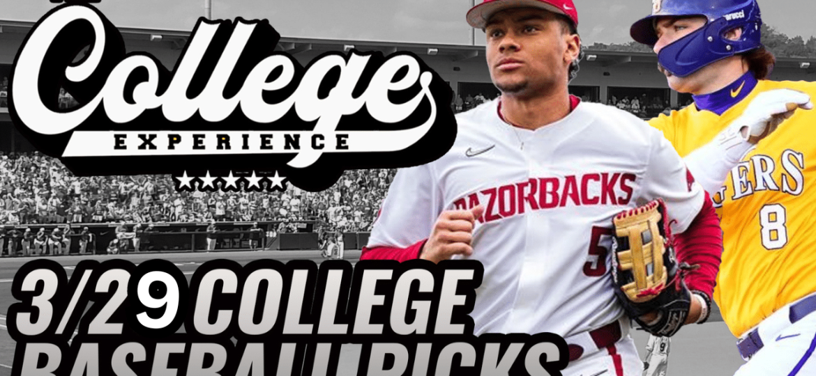 College Baseball Picks - Friday, March 29th | The College Baseball Experience (Ep. 89)