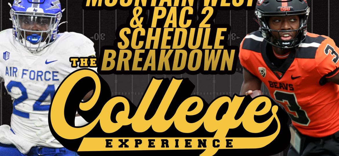 Mountain West & Pac 2 2024 Schedule Release Breakdown | The College Football Experience (Ep. 1565)