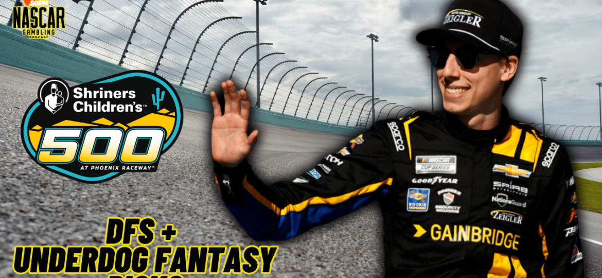 Shriners Children's 500 DFS and Underdog Picks 2024 I NASCAR Gambling Podcast (Ep 364)
