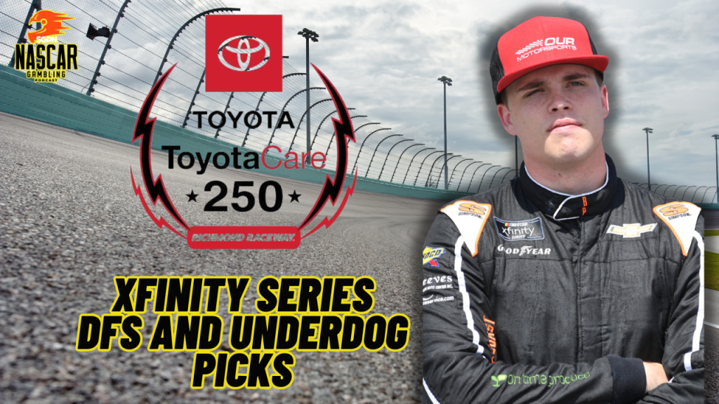 ToyotaCare 250 DFS and Underdog Fantasy Picks 2024 I NASCAR Gambling Podcast (Ep. 379)