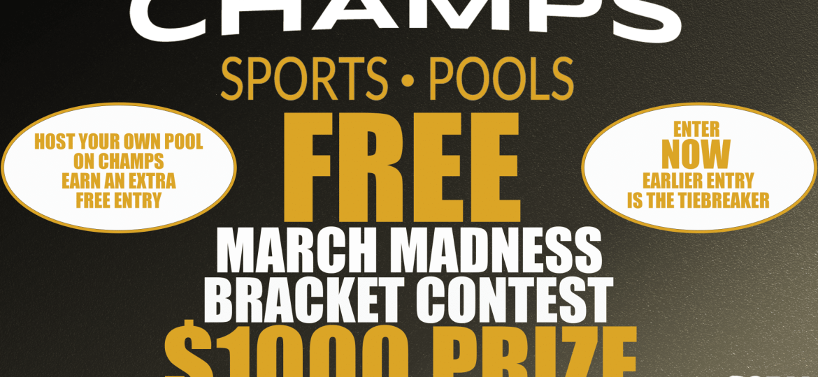 $1000 Free to Enter March Madness Contest from Champs Sports and SGPN