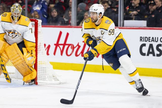 NHL: JAN 29 Predators at Senators
