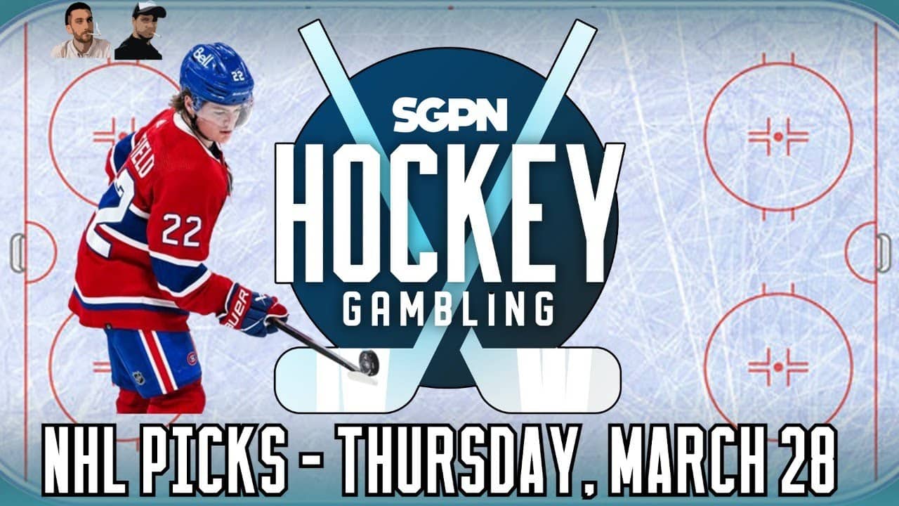 NHL Picks - Thursday, March 28th - NHL Best Bets | Hockey Gambling Podcast (Ep. 335)