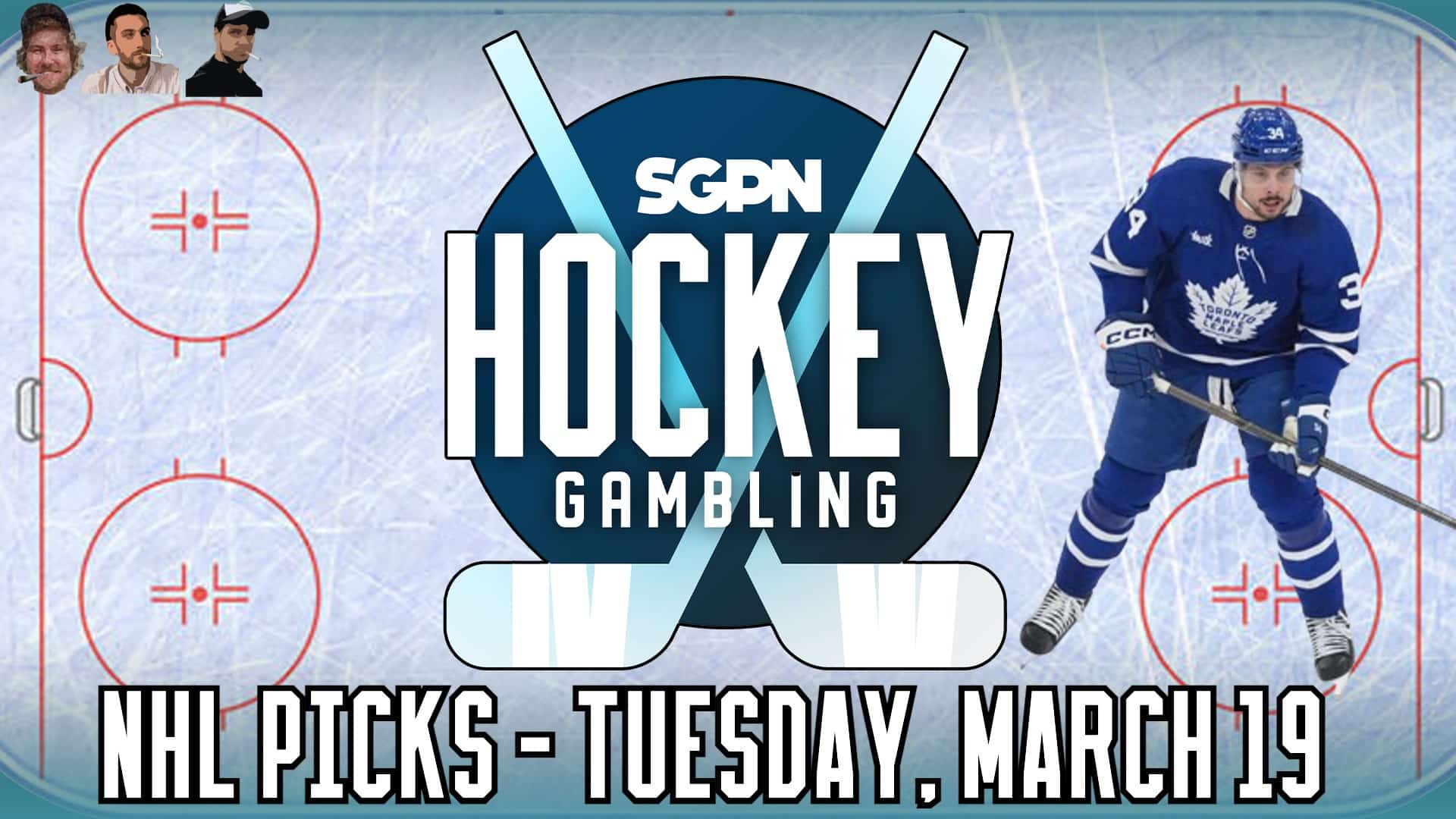 NHL Picks - Tuesday, March 19th - NHL Best Bets | Hockey Gambling Podcast (Ep. 331)