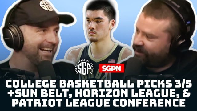 College Basketball Picks 3/5 + Sun Belt, Horizon League & Patriot League Conf. Tournament