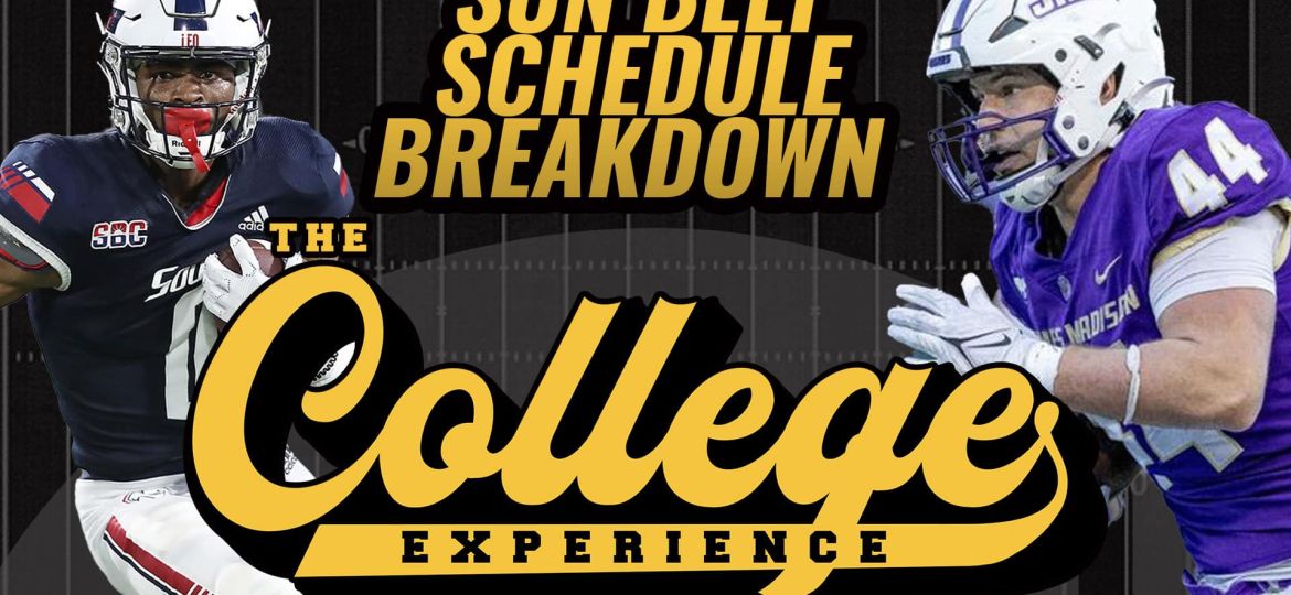 Sun Belt 2024 Schedule Breakdown | The College Football Experience (Ep. 1569)