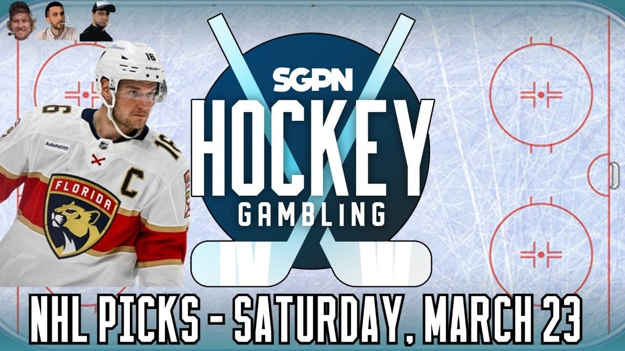 NHL Picks - Saturday, March 23rd - NHL Best Bets (Ep. 334)