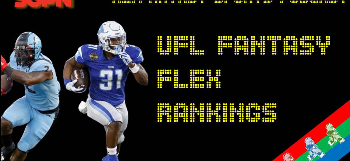 UFL Fantasy Football Flex Rankings with XFL Jim | AltFantasySports Podcast (Episode 25)