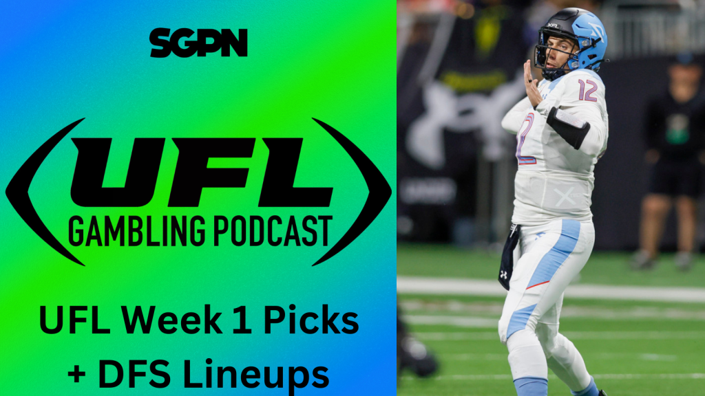 UFL Week 1 Picks + DFS Lineup | UFL Gambling Podcast (Ep. 2)