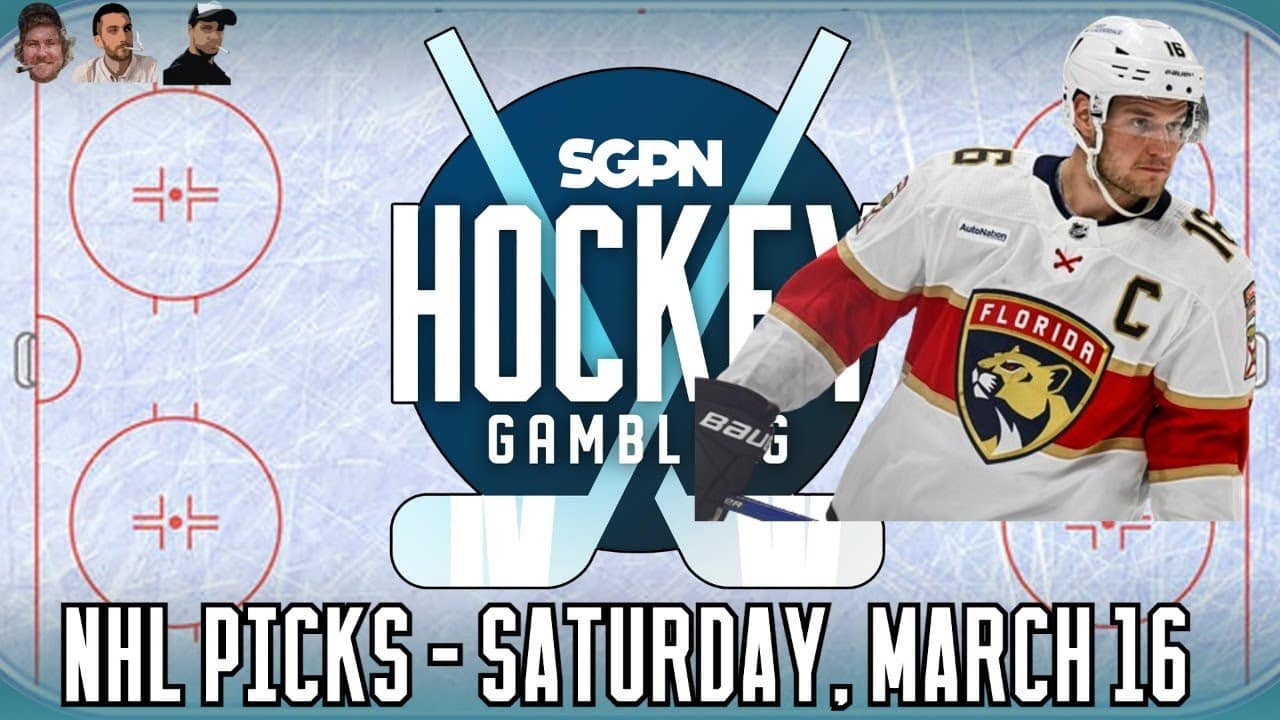 NHL Picks - Saturday, March 16th - NHL Best Bets | Hockey Gambling Podcast (Ep. 330)
