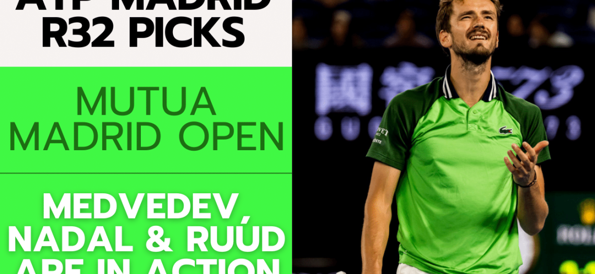 ATP Madrid Round of 32 Betting Picks – 4/29/24 | Tennis Gambling Podcast (Ep. 260)