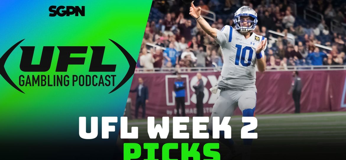 UFL Week 2 Picks + DFS Lineup | UFL Gambling Podcast (Ep. 4)