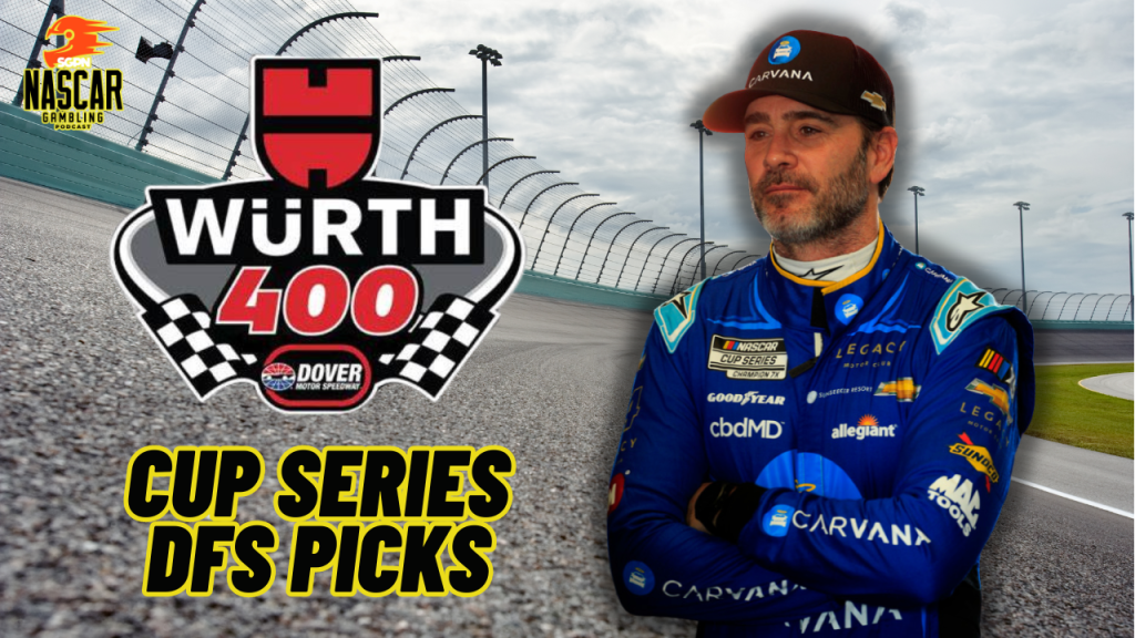 Würth 400 DFS and Underdog Fantasy Picks I NASCAR Gambling Podcast (Ep. 400)