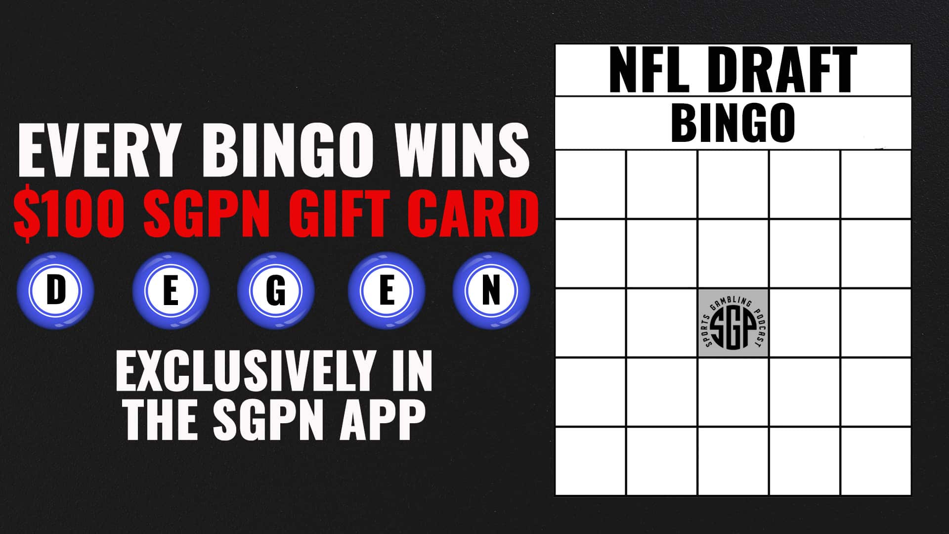 NFL Draft Bingo