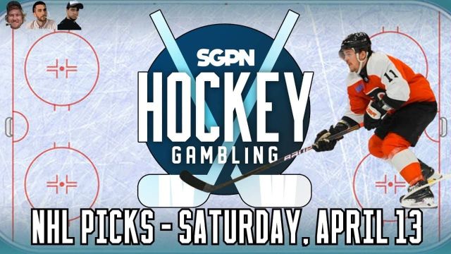 NHL Picks - Saturday, April 13th - NHL Best Bets | Hockey Gambling Podcast (Ep. 344)