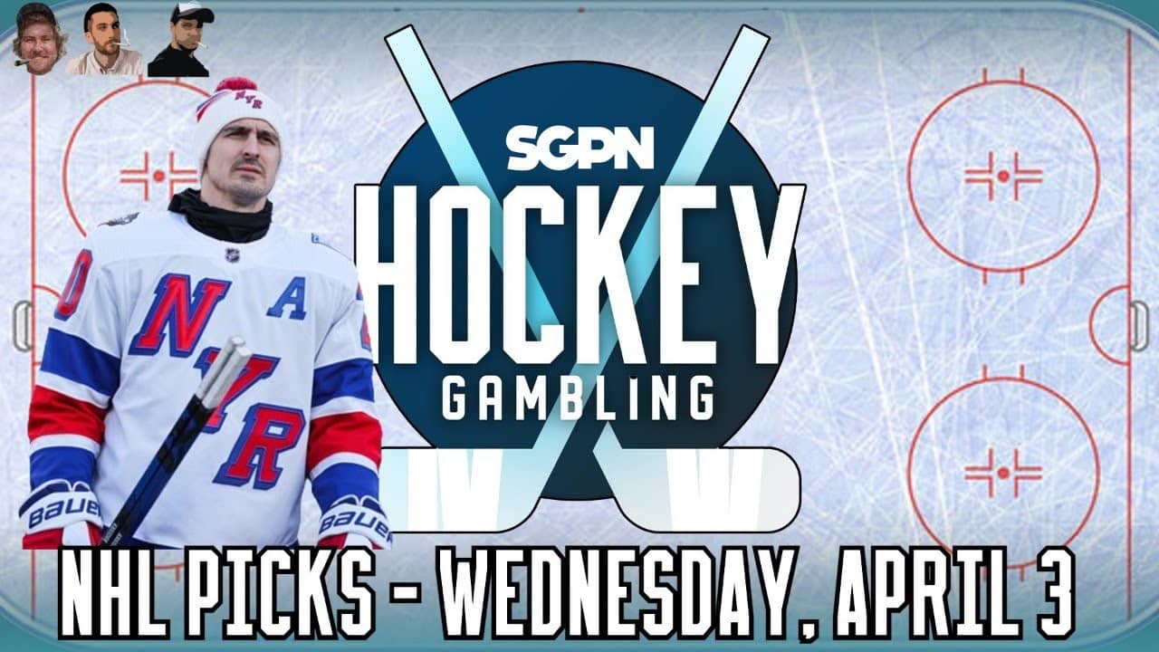 NHL Picks - Wednesday, April 3rd - NHL Best Bets | Hockey Gambling Podcast (Ep. 338)