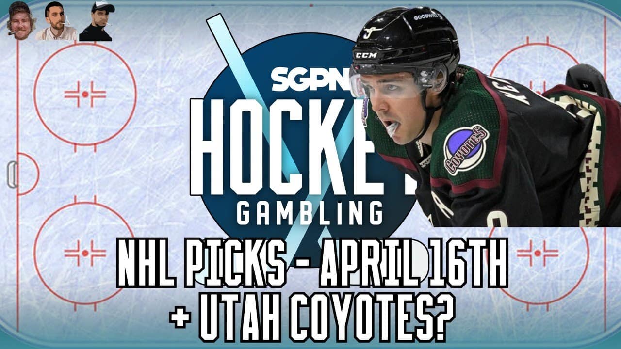 NHL Picks - Tuesday, April 16th - NHL Best Bets | Hockey Gambling Podcast (Ep. 345)