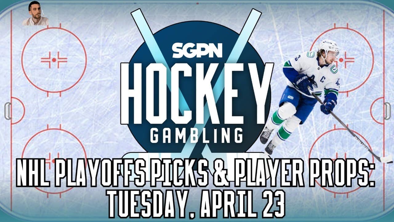NHL Playoffs Betting Picks & Player Props - Tuesday, April 23 | Hockey Gambling Podcast (Ep. 349)
