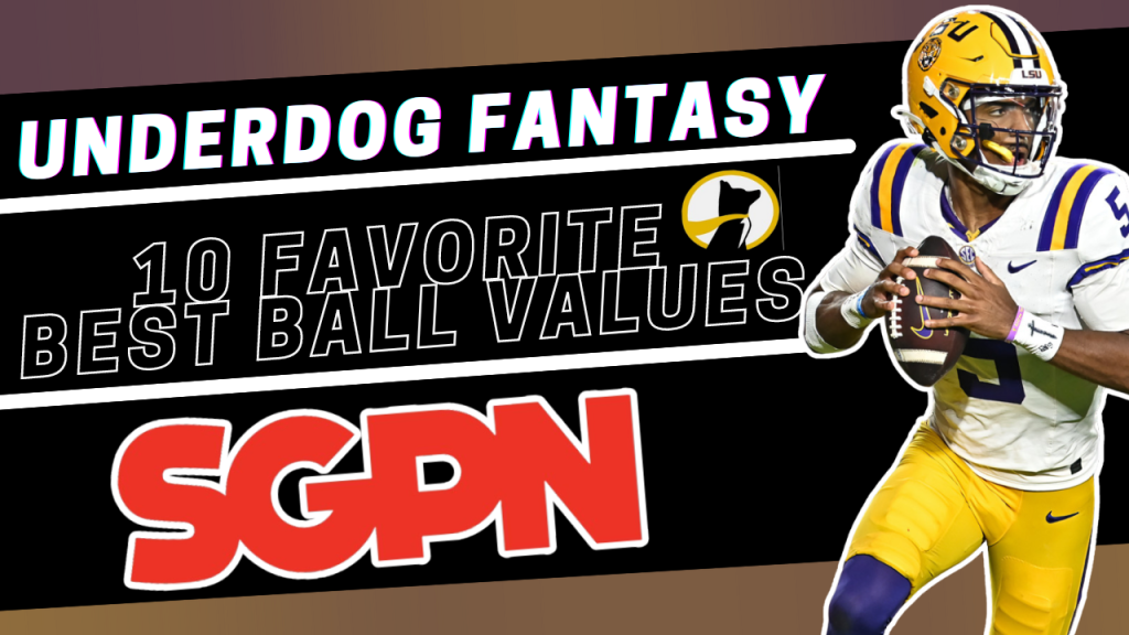10 Underdog Fantasy Football Best Ball Values
