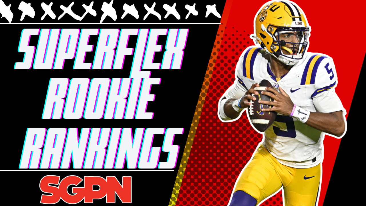 2024 Superflex Rookie Rankings - Underdog ADP - Jayden Daniels Image