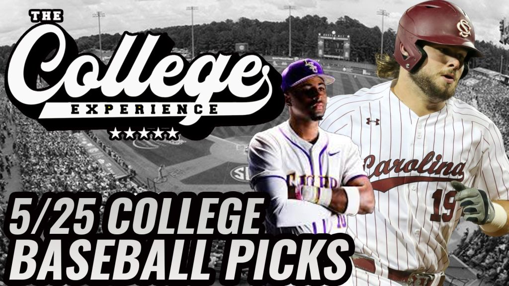 NCAA Baseball Gambling Picks For 5/25 - College Baseball Conference Tournaments | The College Baseball Experience (Ep. 111)
